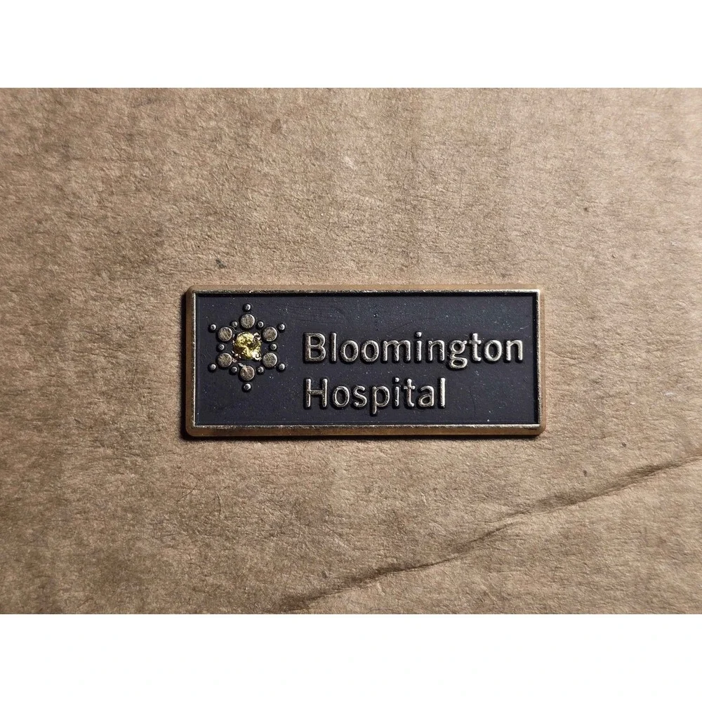 Bloomington Hospital Indiana 10K Gold Filled Lapel Vest Hat Pin H13